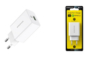 BA21A , выход 1USB 18W , белый